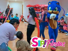 Show de Sonic para Fiestas Infantiles en CDMX